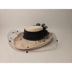 Vintage Sonni San Francisco Women's 100% Wool Hat Derby/Wedding/Church